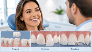 Crowns Vs Veneers Vs Bonding